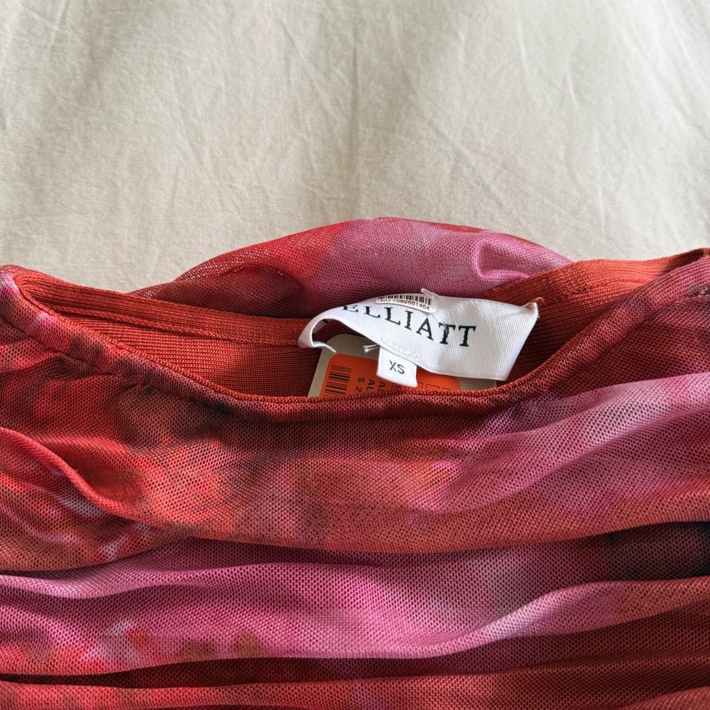 Elliatt Elise Maxi Dress Red Motif Size XS - Picture 4 of 5